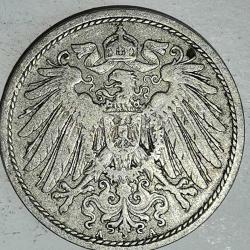 ALMANYA  1900 A    10  PFENNIG