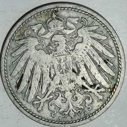 ALMANYA  1901 A    10  PFENNIG