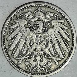 ALMANYA  1905 E    10  PFENNIG