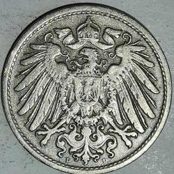 ALMANYA  1905 D    10  PFENNIG