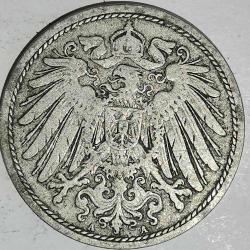 ALMANYA  1901 A    10  PFENNIG