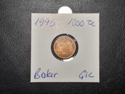 1995 YILINA AİT MADENİ 1000 LİRA ÇİL   ( BAKIR ) TCM 5759