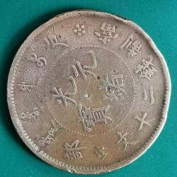 ÇİN GUANGXU 1875-1908  Hu Poo. 20  (Yuan), 1903.