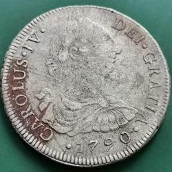 BOLİVYA  1790    8 REALES    GÜMÜŞ  26,7  GRAM