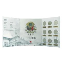 Osmanlı Padişahları 10-18 Bimetal Hatıra Para Serisi