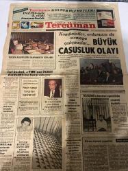 TERCÜMAN GAZETESİ - DOĞUM GÜNÜ HEDİYESİ (TURKISH NEWSPAPPER) - 3 NİSAN 1981 - SADECE TEK YAPRAKTIR -Kenan Evren-Ronald Reagan-Vehbi Koç-Rahmi Koç-Ludwig Steiner-Ali Haydar Yurtever-Necdet Berkcan-Nazlı Ilıcak-Ahmet Kabaklı-Rauf Tamer-Mahmut Baler-Sadri Sarpır-E Selahattin Kongar-BÜYÜK CASUSLUK OLAYI-Komünistler ordumuza da sızmaya çalışmışlar-Yüksek Askeri Şura olağanüstü toplandı-İşçi kesimi YHK’nın ücret ilkelerine karşı çıkıyor-Peşin vergi tutarları belirlendi-Vehbi Koç 85 milyon lira ile yine Ankara vergi rekortmeni-Reaganın hayatını operatörün cesareti kurtardı-Trabzon limanından kaçak silah sokan bir şebeke yakalandı-Cumhuriyet Gazetesinin Ankara Çankırı ve Kastamonuda basım yayın ve dağıtımı 2 gün yasaklandı-Biraz siyaset yapalım-Otelci çarşafın üstündeki bit için onu biri getirir biri götürür diyordu-Gün ışığında-İnsaf ey hariciye-Baldan Damlalar-Sözün Kısası Siyasete Dair-Yaşayan Türkçemiz-Askeri Edebiyat ve Arı Türkçe-Mevlit-Dün akşam bir pehlivan yattı-Tüfengi eline alan avc