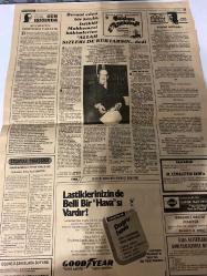 TERCÜMAN GAZETESİ - DOĞUM GÜNÜ HEDİYESİ (TURKISH NEWSPAPPER) - 8 NİSAN 1981 - SADECE TEK YAPRAKTIR -Cengiz Gül-Gün Sazak-Sadik Side-Nazlı Ilıcak-Ahmet Kabaklı-Mahmut Baler-Rauf Tamer-Ercüfün-Ahmet Emin Yalman-E Kurmay Albay Sadi Sarptır-M Malettin Akın-Şide SSK kanunu Haziranda işçi lehine değişecek-Gün Sazakin katillerinden 3ü yakalandı-Sovyetler Polonyaya malzeme yığıyor-Sovyetler Polonyayı işgal ederse Türkiye müttefikleri ile birlikte hareket edecek-Kosovadaki gösterilerin arkasında Sovyetler var-İrandan yurda sokulan 150 milyon liralık eroin ele geçirildi-Adana ve ilçelerinde 347 silah ele geçirildi-Eşi tatbikat sırasında katiller diye bağırdı-Beraat eden bir köylü İstiklal Mahkemesi hakimlerine Allah sizleri de kurtarsın dedi-Gün Işığında Ecurufun imrenilecek yaratık-Sözün Kısası Küçük Notlar-Yaşayan Türkçemiz Askeri edebiyat ve anı Türkçe-Lastiklerinizde belli bir havası vardır-Üçüncü şahıslara duyuru-Kara Kuvvetleri Komutanlığından duyuru-Manganes madeni aranıyor-Türkiyede ilk