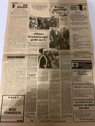 TERCÜMAN GAZETESİ - DOĞUM GÜNÜ HEDİYESİ (TURKISH NEWSPAPPER) - 4 NİSAN 1981 - SADECE TEK YAPRAKTIR -Cavit Demir-Mehmet Balcıoğlu-Selim Sırrı Atalay-Ronald Reagan-Ahmet Kabaklı-Mahmut Baler-Rauf Tamer-E Kurmay Albay Sadi Sarptır-Dr Necip Yemeniciler-ALÇAKÇA BİR SALDIRI DAHA-Cavit Demir 8 ay önce evlenmişti-Demir ailesi Allahım Cavidimizi bize bağışla-Adıyamanda bir polis şehit edildi-Asgari Ücret Tespit Komisyonu toplantısına işçi temsilcileri katılmadı-Reagan Türk hükümetinin çabalarını tamamen destekliyoruz-Öküze boynuzu ağır gelir mi-Gün Işığında Milli bütünlük devletin tarihi ve resmi ideolojisidir-Sözün Kısası Gizlilik-Yaşayan Türkçemiz Askeri Edebiyat ve Arı Türkçe-Köylünün nöbetli konuşmaları-Vefat Dr Necip Yemeniciler-Nuh Ticaret ve Sanayi AŞ İdare Meclisi Başkanlığından-Türk Hava Yolları AODAN-Ereğli Demir ve Çelik Fabrikaları Türk Anonim Şirketinden-Dallas Dünya basını ile birlikte 2 bölümün fotomanı yarın başlıyoruz-27 Mayısta Davutpaşa kışlasında konakladım
