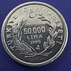 50.000 Lira 1999 FAO, 21. Yüzyıl Gıda Güvenliği, Şarapçılık. Çil.