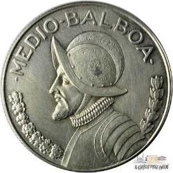1966 PANAMA 1/2 BALBOA HATIRA PARASI GÜMÜŞ (11.5 GRAM) ÇİL