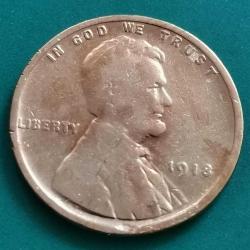 AMERİKA  1918   1 CENT   BUĞDAY  CENTİ