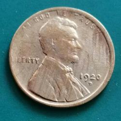 AMERİKA  1920  D    1 CENT   BUĞDAY  CENTİ