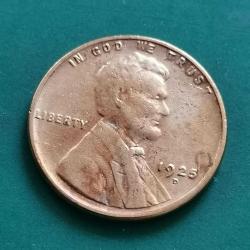 AMERİKA  1925 D    1 CENT   BUĞDAY  CENTİ