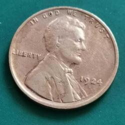 AMERİKA  1924    1 CENT   BUĞDAY  CENTİ