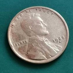 AMERİKA  1925 D     1 CENT   BUĞDAY  CENTİ