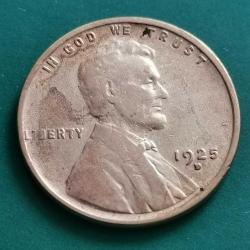 AMERİKA  1925 D     1 CENT   BUĞDAY  CENTİ