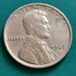 AMERİKA  1927     1 CENT   BUĞDAY  CENTİ