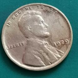 AMERİKA  1929     1 CENT   BUĞDAY  CENTİ