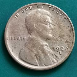 AMERİKA  1929 S     1 CENT   BUĞDAY  CENTİ