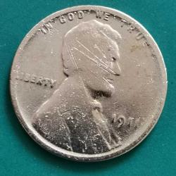 AMERİKA  1911     1 CENT   BUĞDAY  CENTİ