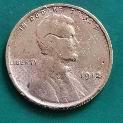 AMERİKA  1912     1 CENT   BUĞDAY  CENTİ