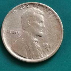 AMERİKA  1918 S     1 CENT   BUĞDAY  CENTİ