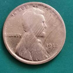 AMERİKA  1912     1 CENT   BUĞDAY  CENTİ