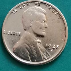 AMERİKA  1925 S     1 CENT   BUĞDAY  CENTİ