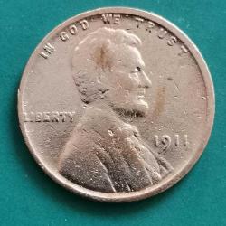 AMERİKA  1911     1 CENT   BUĞDAY  CENTİ