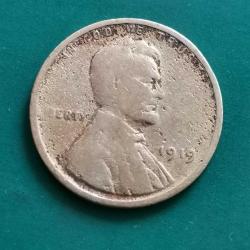 AMERİKA  1919     1 CENT   BUĞDAY  CENTİ