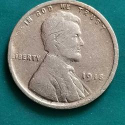 AMERİKA  1918     1 CENT   BUĞDAY  CENTİ