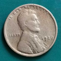 AMERİKA  1929     1 CENT   BUĞDAY  CENTİ