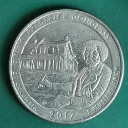 AMERİKA   2017 D    ÇEYREK DOLAR  25 CENT    HATIRA Güzel Amerika Çeyrekleri - Frederick Douglass