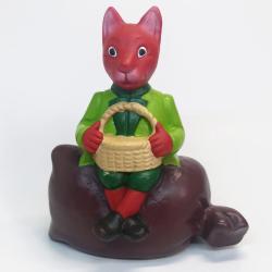 KKB Bank Tilki Vintage Kumbara - Nadir - Anahtarsız