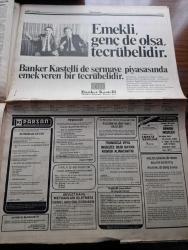 Halka ve Olaylara Tercüman Gazetesi - Turkish Newspaper - 21 Şubat 1982 - Samsun 60 Yeni rakı 670 lira oldu - Habur kapısında tankerin çarptığı peron çöktü 29 ölü - Kıbrıs konusunda Yunanistan'ı uyardık - Milli Eğitim Bakanı Hasan Sağlam rotasyon uygulaması Mayıs'ta başlayacak - İTO'nun 100. Kuruluş yıldönümü için düzenlenen moda fuarı Turgut Özal tarafından açıldı - 1918 yılında Ermenilerin yaptığı katliamı anlatan taş baskısı bir kitap bulundu - Hora'yı yeni seferler bekliyor - Yunus Emre ile sohbet yazan Ahmet Kabaklı - Elizabeth Taylor'la Richard Burton üçüncü defa evleniyorlar - Filistin davası Camp David'in dışında çözülebilir - Salvador Dali için müze açılıyor - Hicabi Koçyiğit davası duruşmasının tutanakları - aşk fısıltıları yazan Kerime Nadir Yazı Dizisi - Eşref Kolçak ve Ekrem Bora Banker Kastelli reklamı - Fenerbahçe'de Cevher Özden Ali Şen'e karşı başkan adayı Fotoğrafı - Oyak Renault Konya'da bir dev buldu - yılın filmi tövbe başrolde İbrahim Tatlıses - Lig Başlıyor