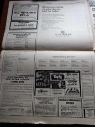 Halka ve Olaylara Tercüman Gazetesi - Turkish Newspaper - 21 Şubat 1982 - Samsun 60 Yeni rakı 670 lira oldu - Habur kapısında tankerin çarptığı peron çöktü 29 ölü - Kıbrıs konusunda Yunanistan'ı uyardık - Milli Eğitim Bakanı Hasan Sağlam rotasyon uygulaması Mayıs'ta başlayacak - İTO'nun 100. Kuruluş yıldönümü için düzenlenen moda fuarı Turgut Özal tarafından açıldı - 1918 yılında Ermenilerin yaptığı katliamı anlatan taş baskısı bir kitap bulundu - Hora'yı yeni seferler bekliyor - Yunus Emre ile sohbet yazan Ahmet Kabaklı - Elizabeth Taylor'la Richard Burton üçüncü defa evleniyorlar - Filistin davası Camp David'in dışında çözülebilir - Salvador Dali için müze açılıyor - Hicabi Koçyiğit davası duruşmasının tutanakları - aşk fısıltıları yazan Kerime Nadir Yazı Dizisi - Eşref Kolçak ve Ekrem Bora Banker Kastelli reklamı - Fenerbahçe'de Cevher Özden Ali Şen'e karşı başkan adayı Fotoğrafı - Oyak Renault Konya'da bir dev buldu - yılın filmi tövbe başrolde İbrahim Tatlıses - Lig Başlıyor