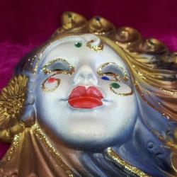 EL BOYAMA SERAMİK VENEDİK MASKESİ DUVAR PANOSU , MADE IN ITALY