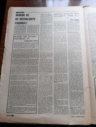 Yön Gazetesi - Turkish Newspaper - 15 Ekim 1965 - masonluk siyon protokolleri ve AP DP tatbikatı yazan Erdoğan Tamer - ortanın solu mu sorumlu yazan Mümtaz Soysal - İmam Hatip okulu sınavına gönderilen köy çocukları - seçim sonuçları Washington'u sevindirdi - Süleyman Demirel Suat Hayri Ürgüplü halef selef Fotoğrafı - CIA'nın marifetleri - TPAO üretim durumu - devrimciliği yitirince yazan İlhan Selçuk - Süleyman Demirel'in seçim konuşmaları yazan Ekmekçi - seçimlerden sonra yazan Fethi Naci - doların zaferi yazan Mehmet Kemal - Muslih Fer yazan Nimet Arzık - Müteahhit İzzettin Turanlı'nın Demirel iktidarı için çevirdiği entrikalar Fotoğrafı - Osman Bölükbaşı ve Süleyman Demirel İzzettin Turanlı aracılığıyla bir araya geldikten sonra Ankara Palas'ta verilen kokteyl'de Fotoğrafı - Bulgaristan izlenimleri 2 canlandırılmış köyler yazan Fakir Baykurt - Atatürk'ün Derneği mi Nasır Zeytinoğlu'nun çiftliği mi yazan İffet Aslan - Picasso resim sanatının P Vitamini - Bertolt Brecht