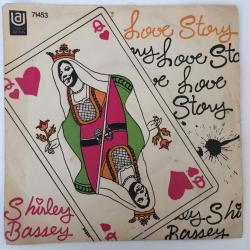 Shirley Bassey / Love Story - For the Love of Him / Turkey 1971 / 45'lik / *Soundtrack, Pop*