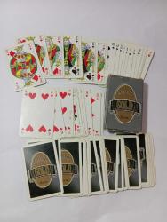 Marmara bira iskambil oyun kartı. eksikli fazlalikli. 57 kart ve kutusu