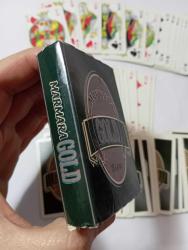 Marmara bira iskambil oyun kartı. eksikli fazlalikli. 57 kart ve kutusu