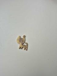 mineli mavi kedi kolye ucu