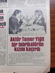 Gün Gazetesi - Turkish Newspaper - 5 Nisan 1973 - CHP Genel sekreteri Kamil Kırıkoğlu ve arkadaşları Parti meclisinden istifa etti Fotoğraf - Orhan Eyüboğlu CHP'nin yeni genel sekreteri seçildi - Ermeniler Paris'te elçiliğimizi bombaladı - belediye ruhsatı bulundurmadığı için para cezasına çarptırılan ikinci kez yakalandığında da çalışmaktan men edilmek istenen şoför Mevlüt Akbağlı memurların üzerine yürüdü Fotoğrafı - şoförün şarkısı vergi vere vere 10 para kalmadı - Aktör Tamer Yiğit  bir fabrikatörün kızını kaçırdı - Tamer Yiğit terk ettiği sevgilisi şarkıcı Sevim Tuna ile Fotoğrafı - 20 milyon liralık Kaçak televizyon malzemesi ile geçti - Pala Mustafa Burası Mahmutpaşa çizen Aydın Aliustaoğlu - bulmaca - Aşık Veysel şiirleri - Sadık Usta'nın garajı köşesi - Gürler olayı yazan Mehmet Kemal yazı dizisi - Bir kamyonda değerli 3 parça tarihi eser ele geçirildi - Dünyayı aydınlatan nur peygamber efendimizin hayatı yazan ve çizen Münif Fehim - Balıkesir Kız Enstitüsü voleybol takımı