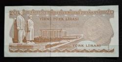 6. Emisyon 20 Türk Lirası G35 ÇÇT KAĞIT PARA