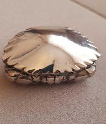 YENGEÇ FORMUNDA GÜMÜŞ KAPLAMA ANTİKA MÜCEVHERAT KUTUSU (YENGEÇ BURÇLARI KAÇIRMASIN)