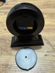 Klasik Metal siyah  Roma Rakamlı Pilli Masa Saati  James Parker Sheffield Çalışır durumda