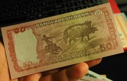 BANGLADEŞ 10 TAKA ÇİL SPECİMEN*