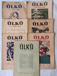 ÜLKÜ Milli Kültür Dergisi, Yeni Seri, 1941 - 1946, Sayı: 5, 16, 20, 25, 84, 103, 125 [HALKEVLERİ DERGİSİ İKİNCİ SERİ, 7 ADET]