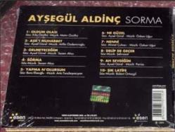 Benden söylemesi SORMA  CD Ayşegül Aldinç   SIFIR JELATİNLİ AMBALAJINDADIR