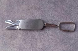 YAPI KREDİ BANKASI ÇAKILI VE AÇACAKLI ANAHTARLIK.  ÇELİK PASLANMAZ.  KONDİSYON YÜKSEK KOLEKSİYONLUK NADİR